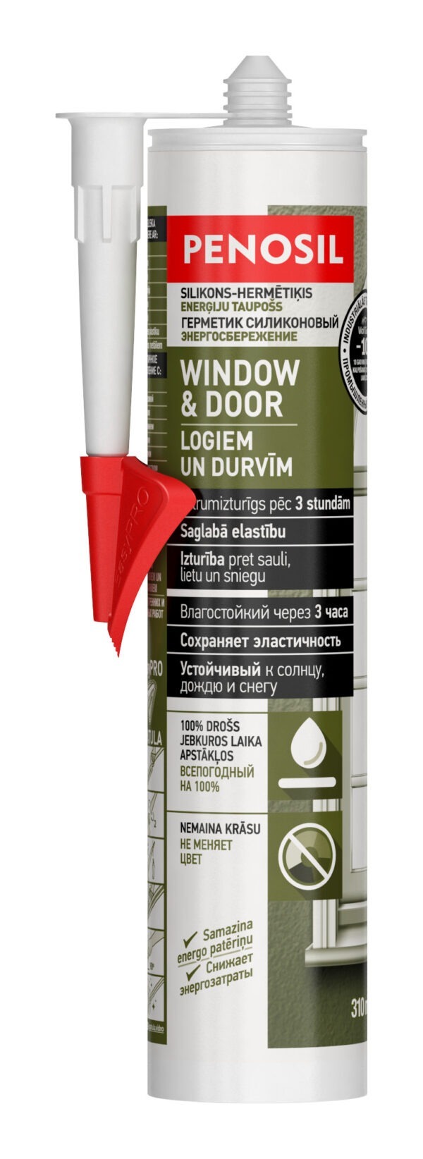 Window&Door - Silikona hermētiķis logu un durvju blīvēšanai product image