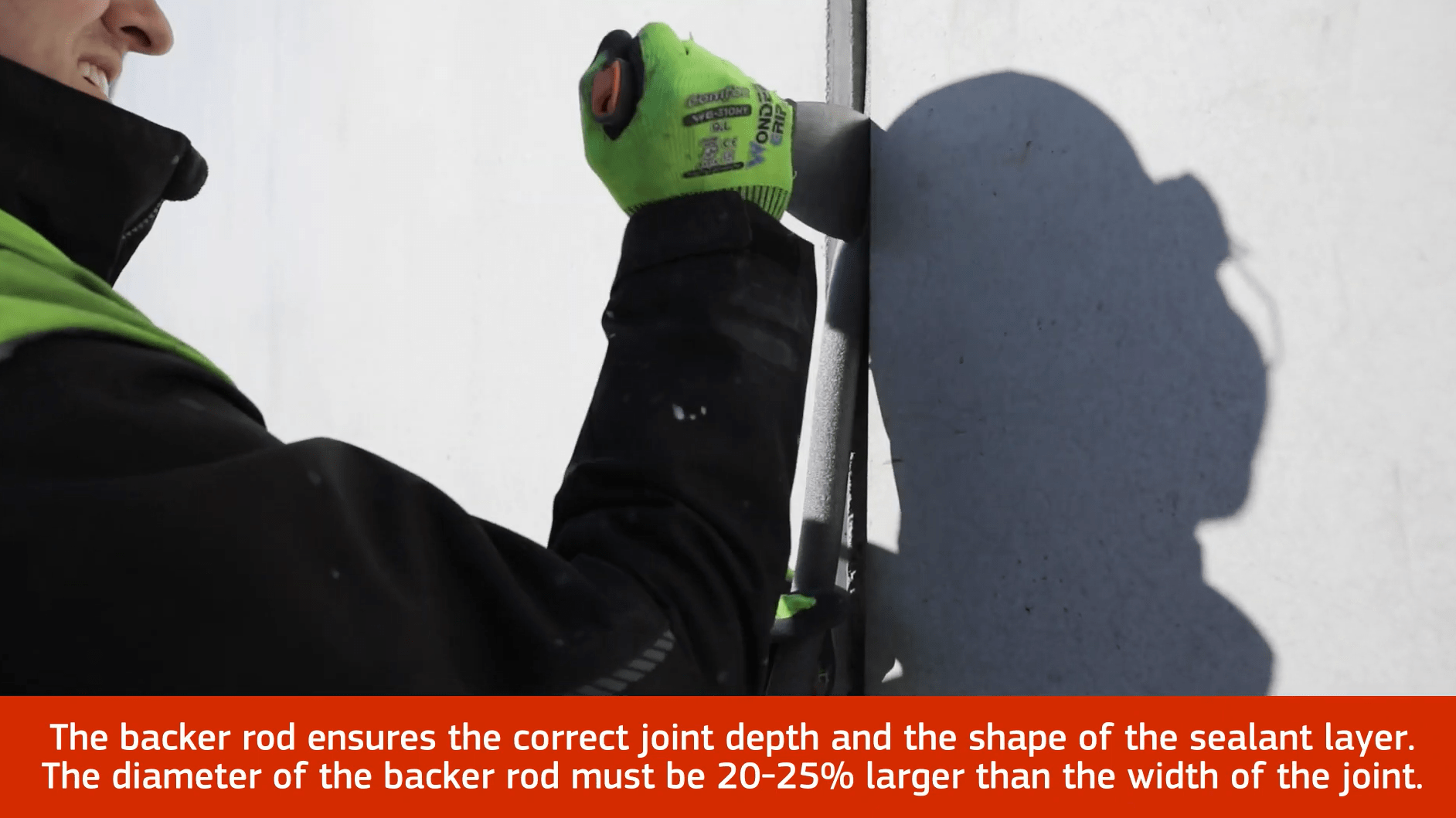 Play video: How to seal concrete joints with perfect result