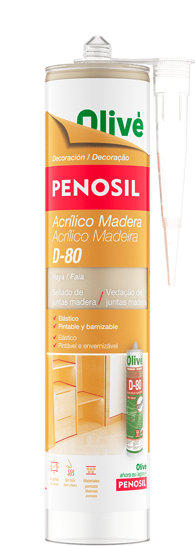 PENOSIL Acrílico Madeira D-80 Selante de Juntas de Madeira