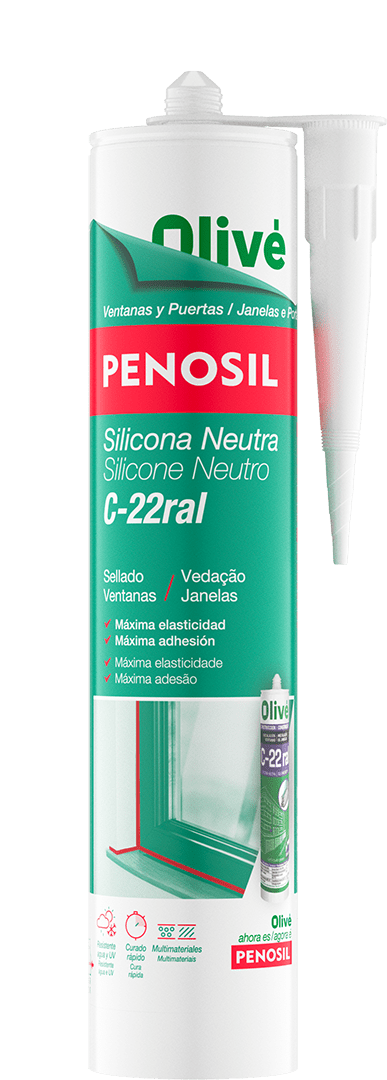 PENOSIL Silicone Neutro Janelas C-22ral com Máxima Elasticidade