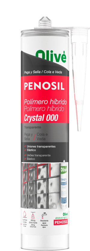 PENOSIL Polímero Híbrido Crystal 000 Cola e Veda Transparente