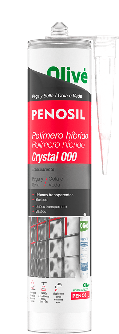PENOSIL Polímero Híbrido Crystal 000 Cola e Veda Transparente