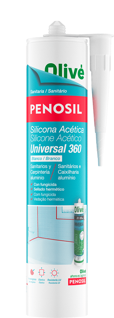 PENOSIL Silicone Acético Universal 360 Silicone Sanitário com Fungicida