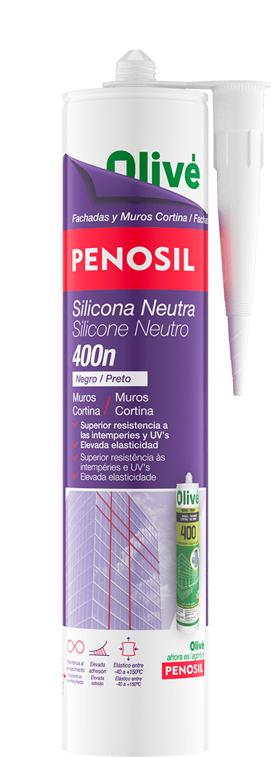 PENOSIL Silicone Neutro 400n para Fachadas e Muros Cortina