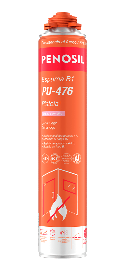 Espuma Ignífuga corta fogo Pistola Penosil B1 PU-476m