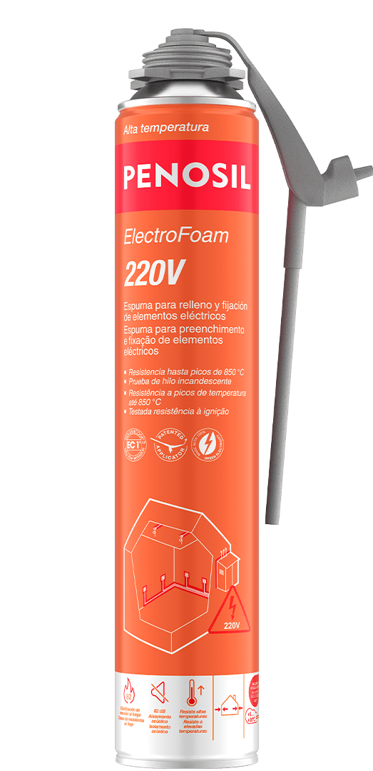 Espuma instalações elétricas electrofoam 220V Penosil