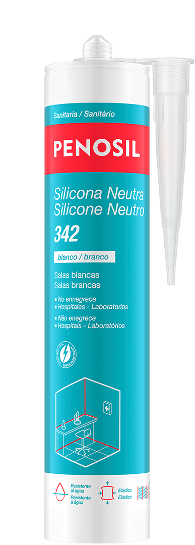 Silicone para salas brancas Penosil Silicone Neutro 342