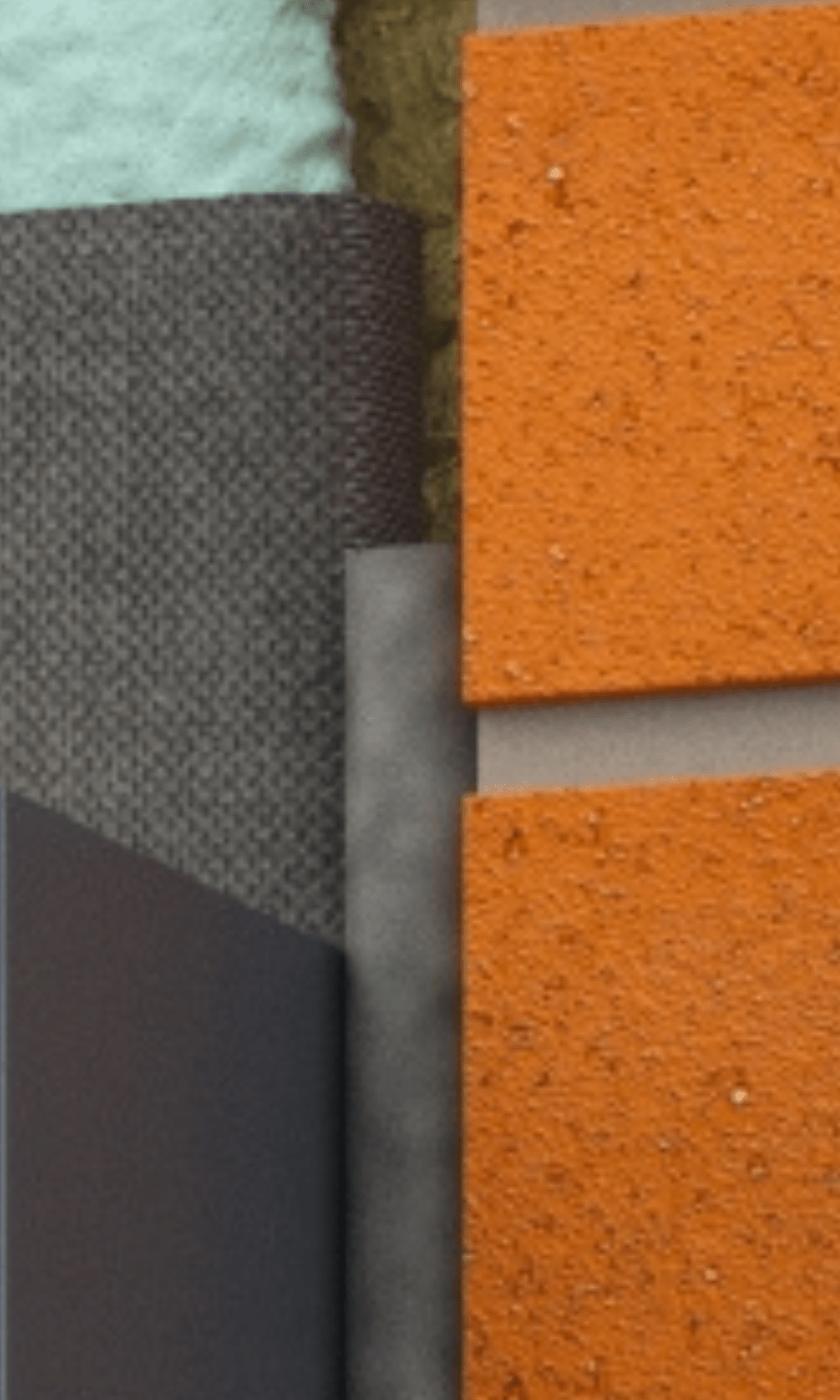 Filling the external window perimeter joint with backer rod in ventilated brick facade system