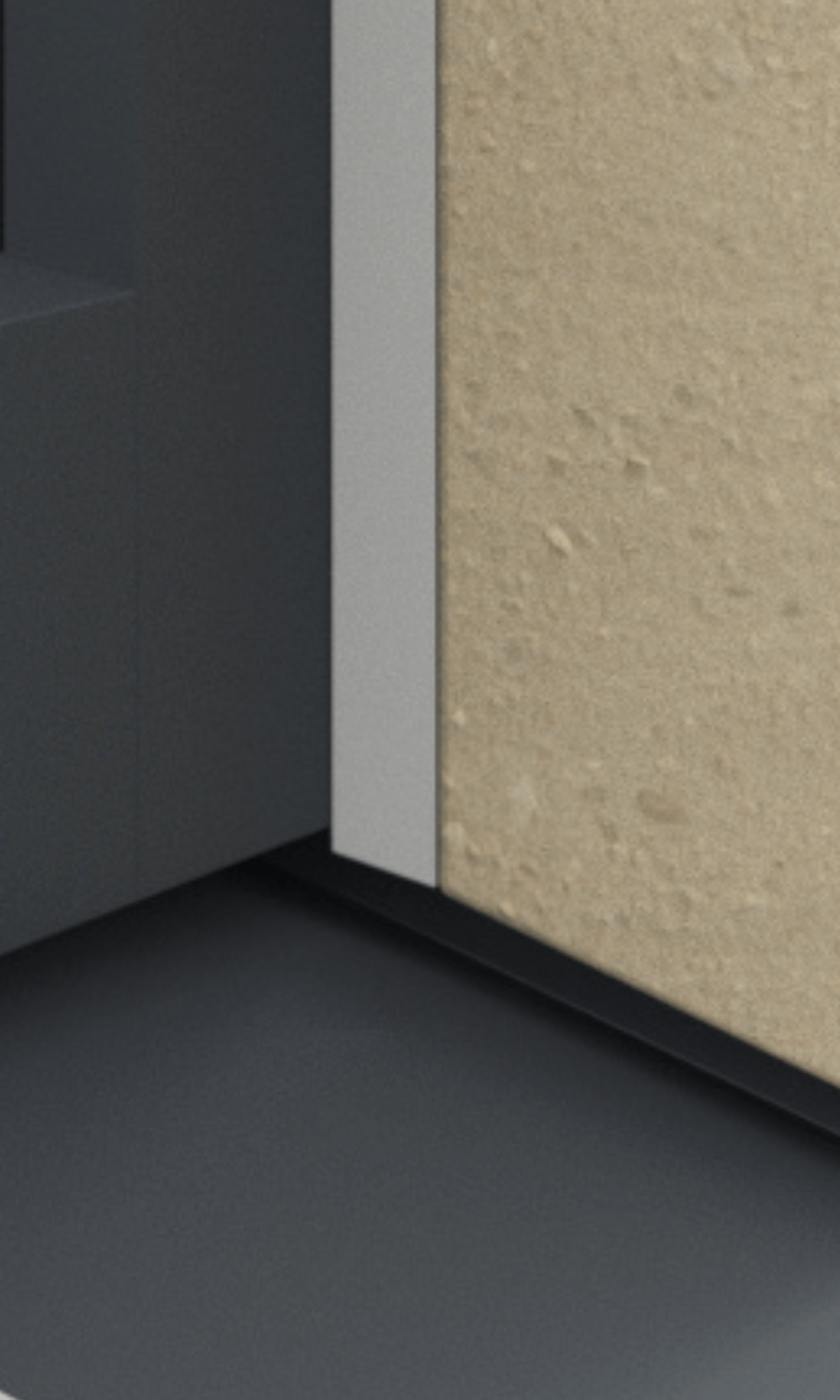 Sealing window tins in concrete sandwich panel facade system