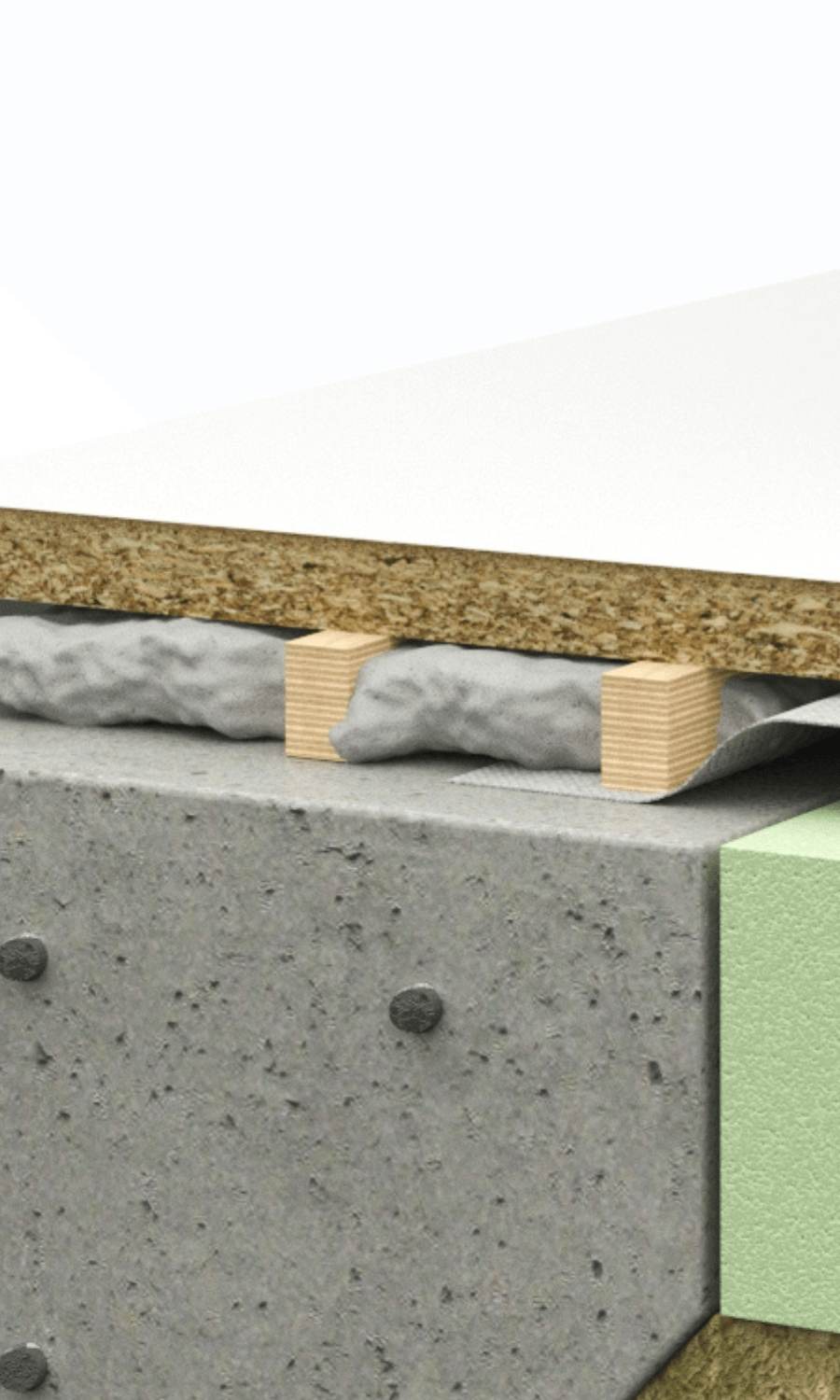 Gluing window sills in concrete sandwich panel facade system