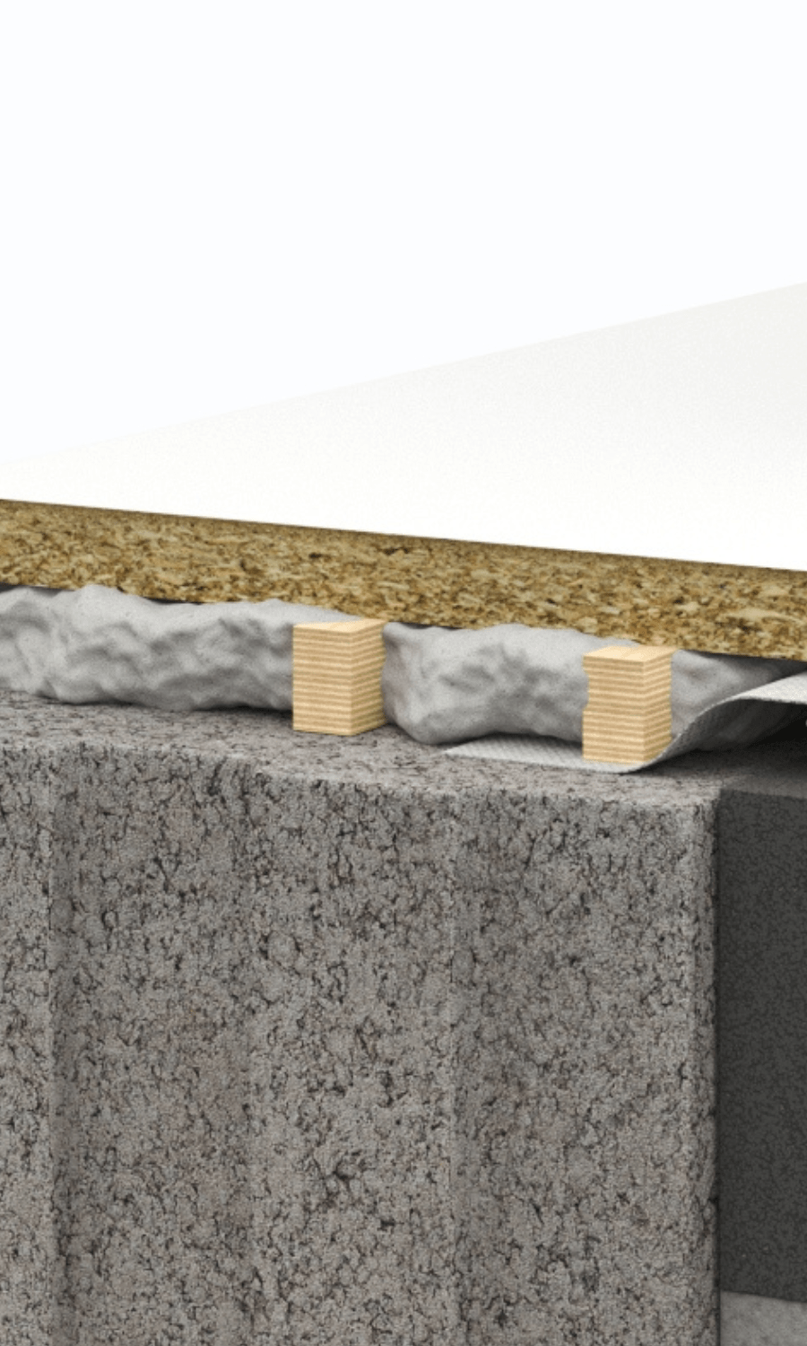 Gluing window sills in ETICS facade system