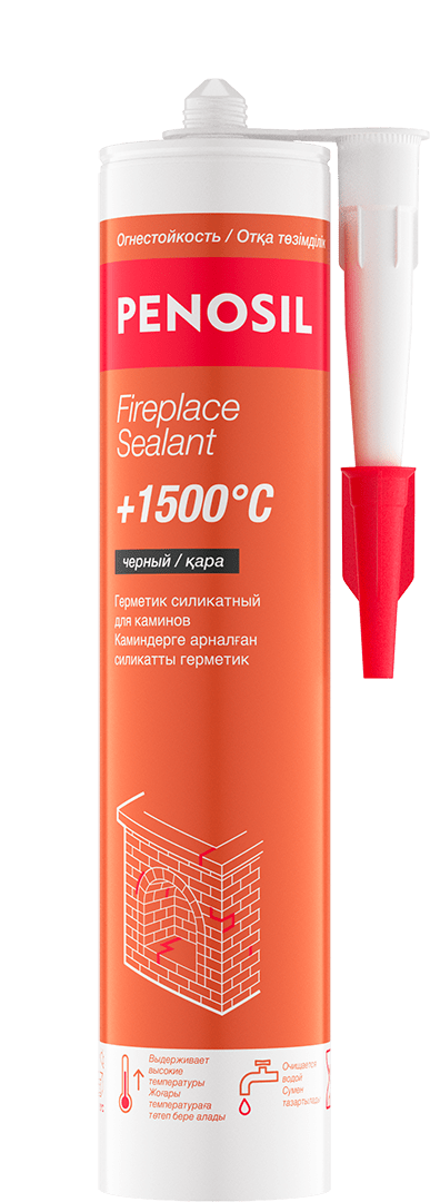 Fireplace Sealant +1500°C  огнестойкий герметик для каминов product image