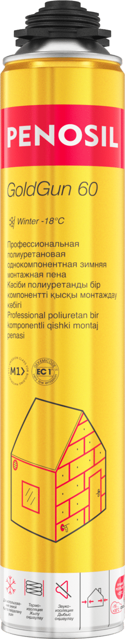 GoldGun 60 Winter Зимняя профессиональная полиуретановая пена