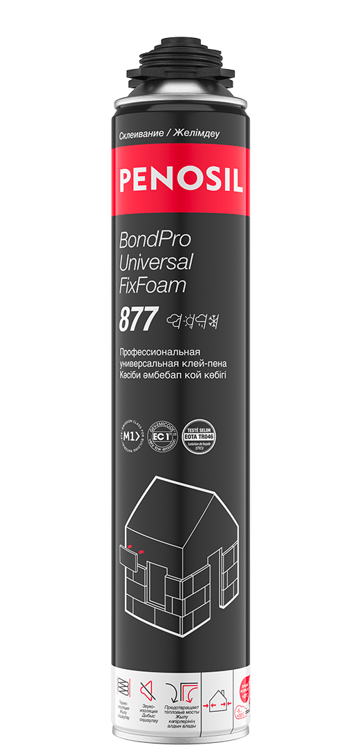 BondPro Universal FixFoam 877 клей-пена профессиональная универсальная всесезонная product image