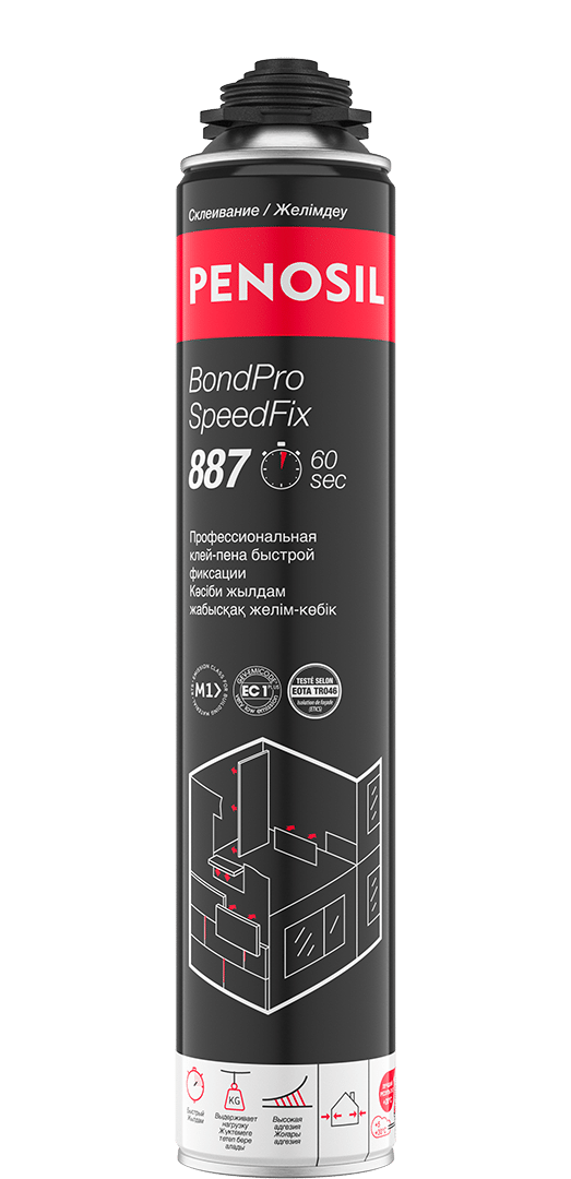 BondPro SpeedFix 60 sec. 887 клей-пена профессиональная быстрой фиксации всесезонная product image