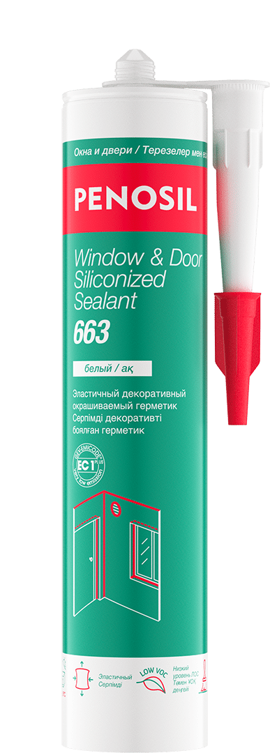 Window & Door Siliconized Sealant 663 герметик силиконизированный product image