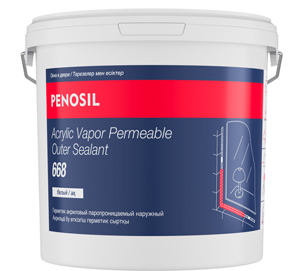 Acrylic Vapor Permeable Outer 668 герметик акриловый паропроницаемый наружный 7 кг product image