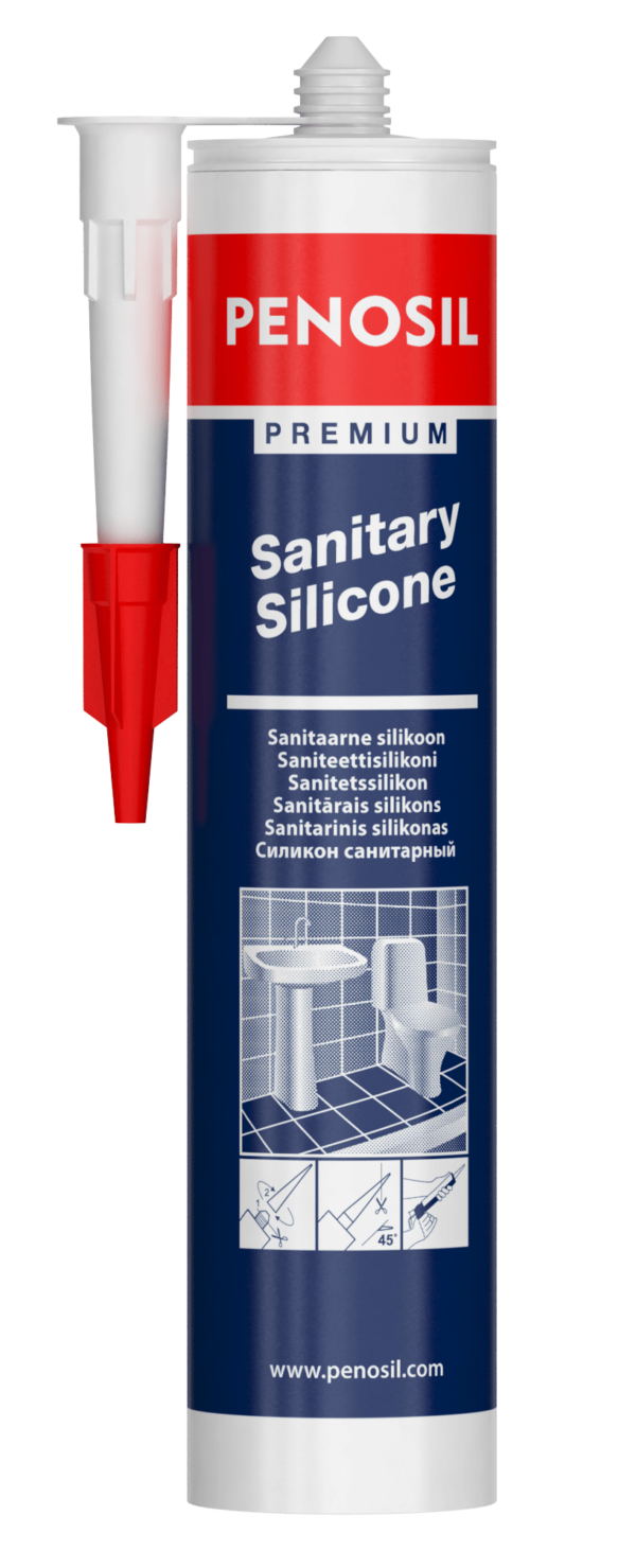 PENOSIL Premium Sanitary Silicone стійкий до кислот і цвілі.