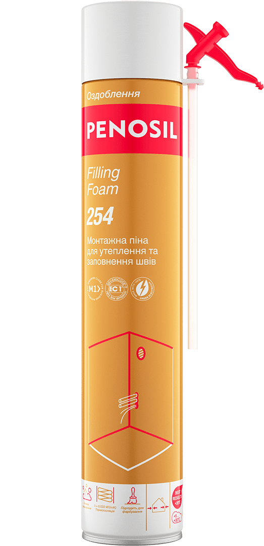 Filling Foam 254 - монтажна піна для утеплення та заповнення швів product image