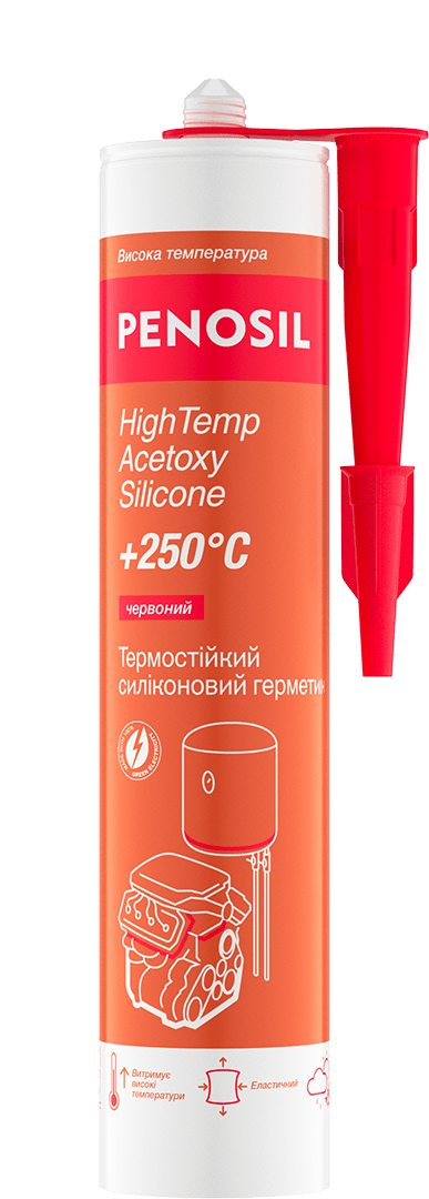 HighTemp Acetoxy Silicone 250°C - термостійкий силіконовий герметик product image
