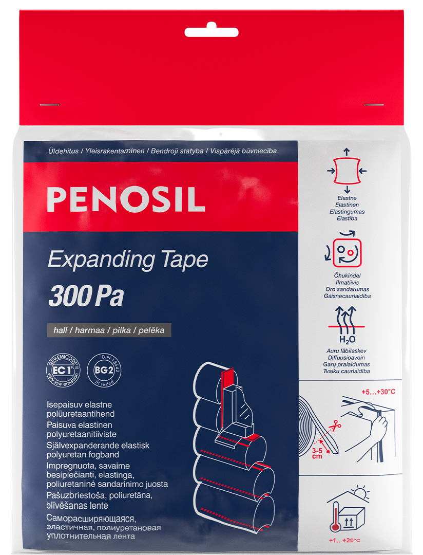 Expanding Tape 300 попередньо стисла ущільнювальна стрічка (ПСУС)