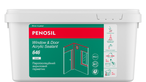 Window & Door Acrylic Sealant 646 - пароізоляційний акриловий герметик product image