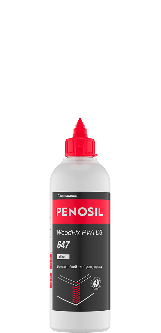 WoodFix PVA D3 647 - вологостійкий клей для дерева product image