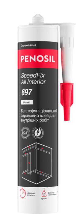 SpeedFix All Interior 697 акриловий клей для внутрішніх робіт