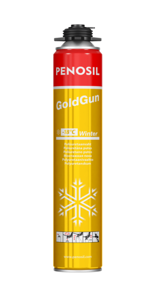 Penosil GoldGun Winter PU-foam with strong adhesion for -18°C conditions