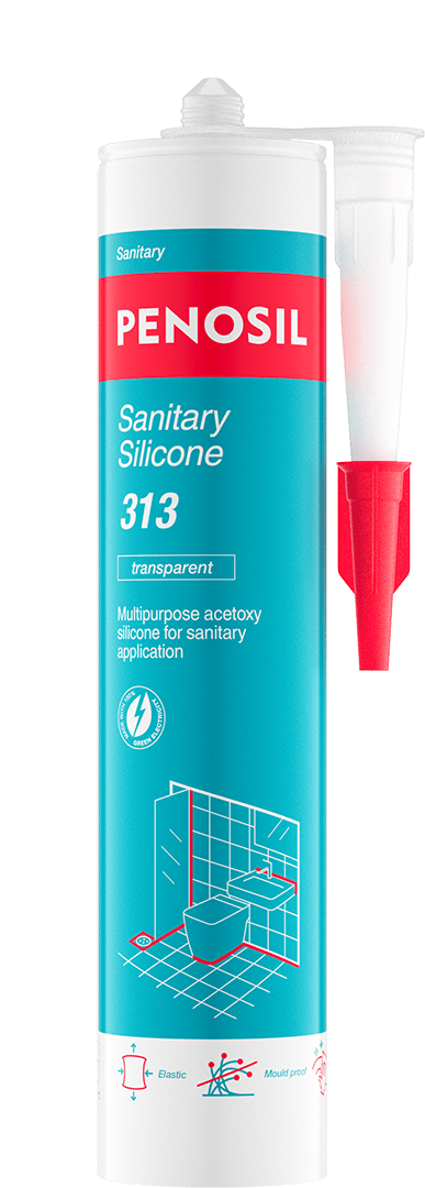 PENOSIL Sanitary Silicone 313 acetoxy multipurpose sanitary silicone
