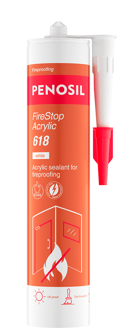 PENOSIL FireStop Acrylic 618 acrylic sealant for fireproofing