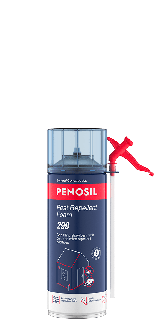PENOSIL Pest Repellent Foam 299 filling straw foam