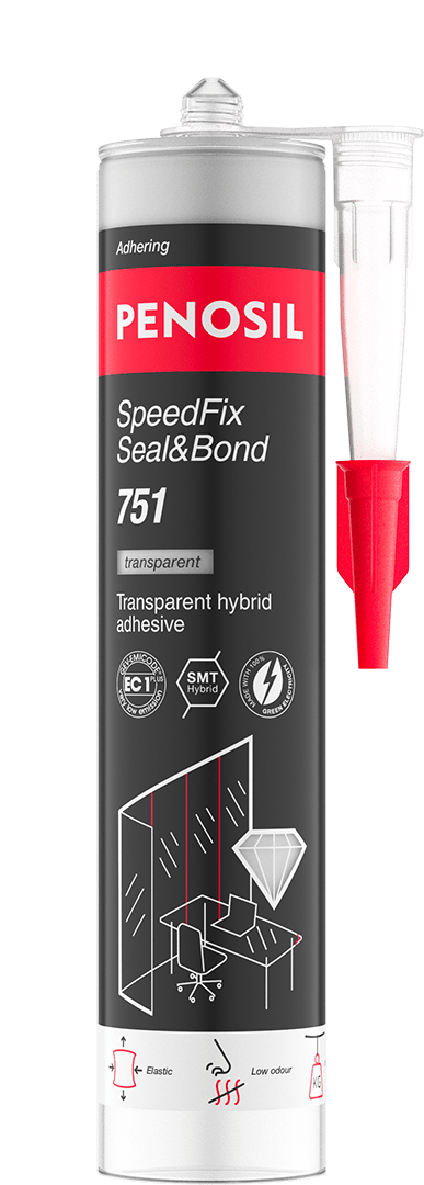 PENOSIL SpeedFix Seal&Bond 751 transparent hybrid adhesive