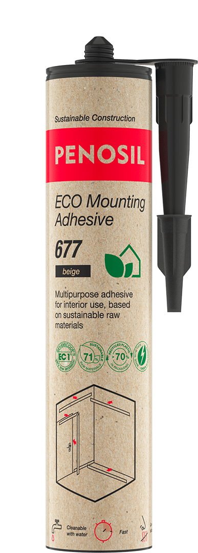 PENOSIL ECO Mounting Adhesive 677 sustainable acrylic adhesive