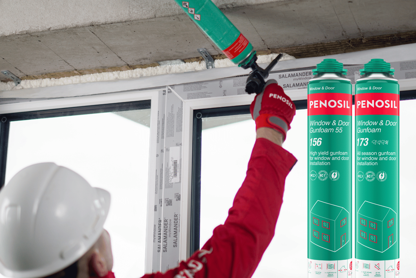 Window & Door Foam Explained: PENOSIL Gunfoam 55 156 vs. Gunfoam 173