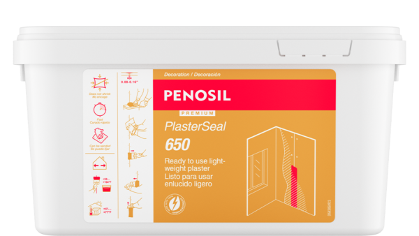 PENOSIL Premium PlasterSeal 650 lightweight ready mixed plaster for filling drywall joints
