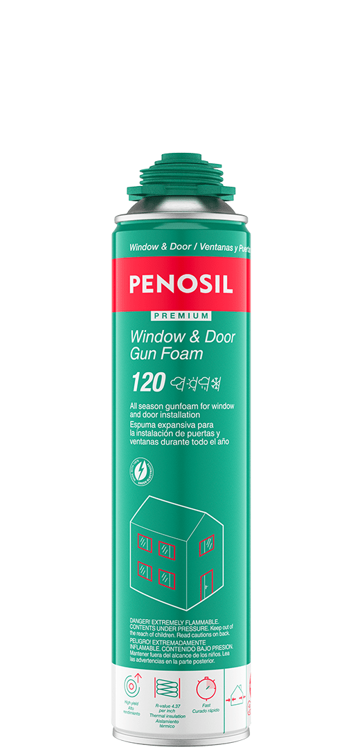 PENOSIL Premium Window & Door Gunfoam 120 installation gun foam