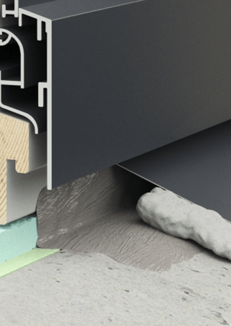 Weatherproofing the joint under external window sill