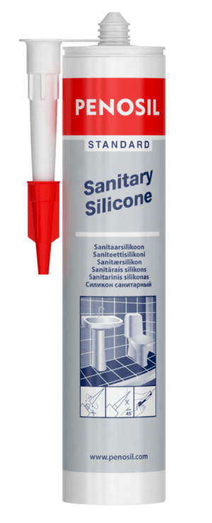 PENOSIL Standard Sanitary Silicone is a acid curing mould resistant silicone.