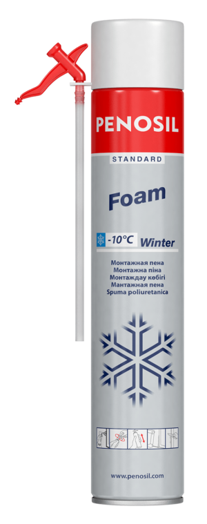 PENOSIL Standard Foam Winter with straw applicator for cold condition works.