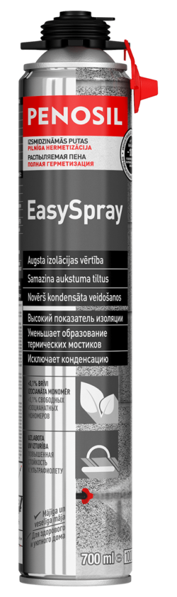 Penosil EasySpray putu hermētiķis ar unikālu izsmidzināšanas sprauslu