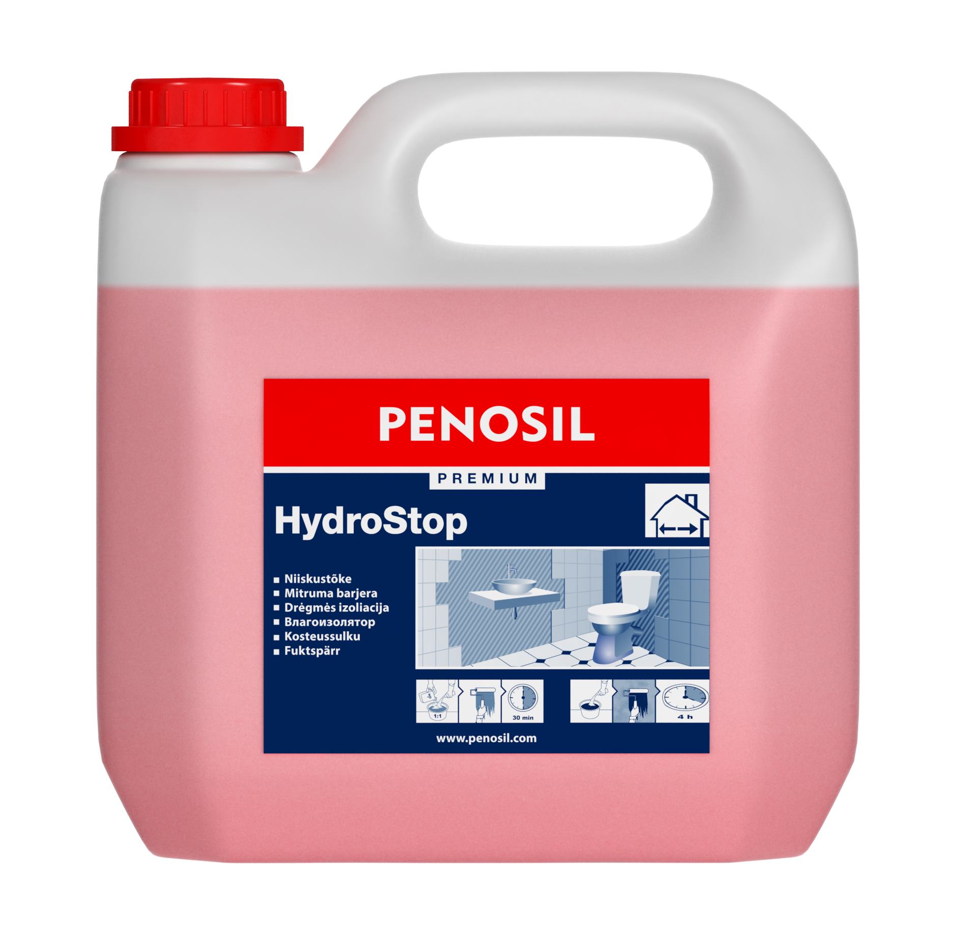 Покрытие для влажных помний PENOSIL Premium HydroStop