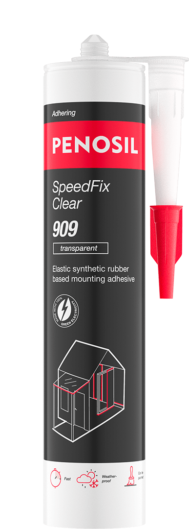 PENOSIL SpeedFix Clear 909 elastic transparent adhesive