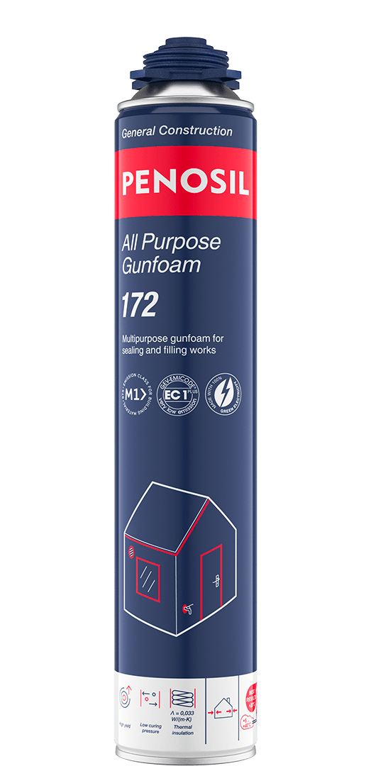 PENOSIL All Purpose Gunfoam 172 multipurpose construction gun foam