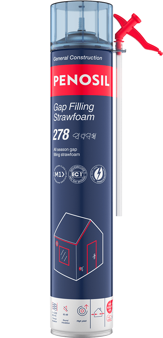 PENOSIL Gap Filling Strawfoam 278 all season straw foam