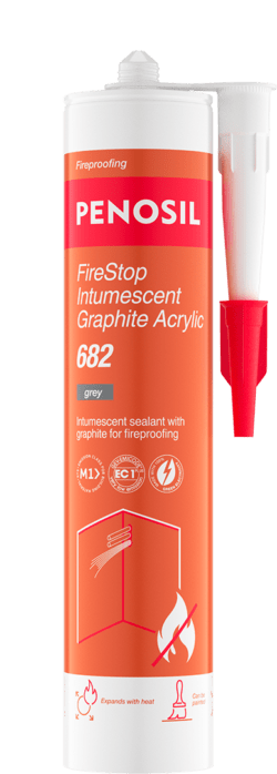 FireStop Intumescent Graphite Acrylic 682