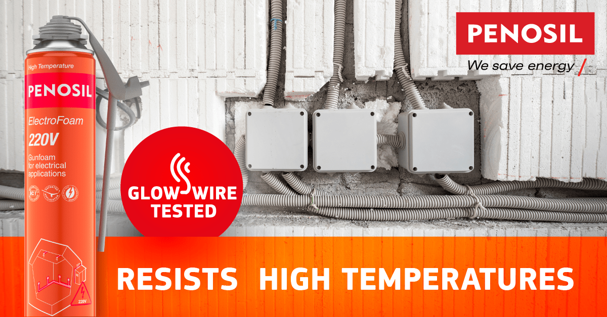 Play video: How to install electrical components with PU foam