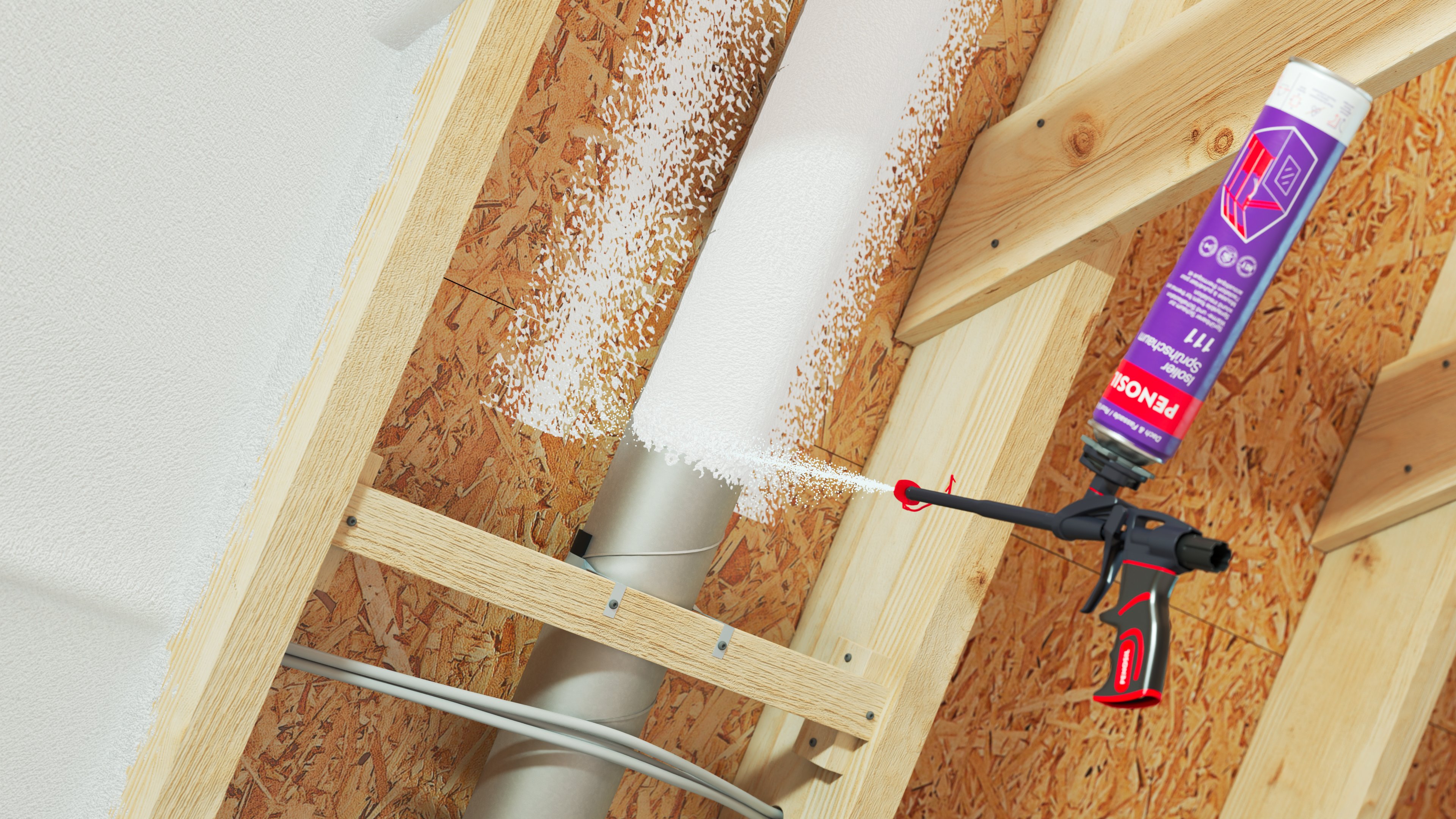 Penosil EasySpray Foam 111 usage area image.