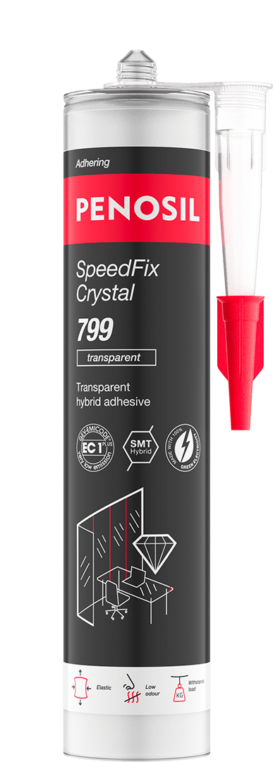 PENOSIL SpeedFix Crystal 799 transparent hybrid adhesive product image